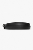 DOLCE & GABBANA DOLCE & GABBANA BLACK LEATHER BELT WITH LOGO