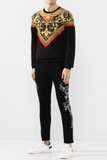 BAROQUE DG PRINT STRAIGHT-LEG JEANS