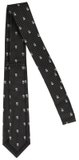 Alexander McQueen Skull Embroidered Tie