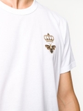 Dolce & Gabbana bee crown embroidered T-shirt
