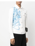 Dolce & Gabbana graffiti-print denim jacket