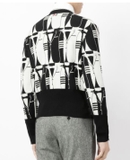 Thom Browne suit motif jacquard wool cardigan