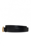 VERSACE BLACK BELT WITH DECORATIVE BUCKLE