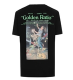 OFF-WHITE Skeleton Character Printing Short Sleeve Ordinary Version Black