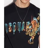 Dsquared2 tiger logo-print cotton T-shirt