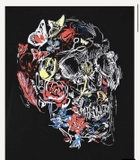 Alexander McQueen Doodle Skull-print T-shirt - Black