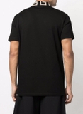 Versace Greca-collar polo shirt black