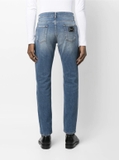 Dolce & Gabbana logo-plaque denim jeans