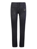 Dolce & Gabbana logo-plaque slim-cut jeans