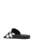 Burberry check-print slides