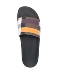 Burberry check-print slides