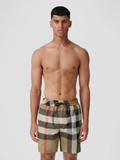 Check Drawcord Swim Shorts