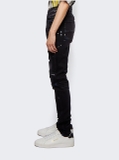 AMIRI Paint Splatter MX1 Jeans Aged Black