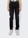 AMIRI Paint Splatter MX1 Jeans Aged Black