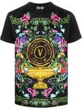 Versace Jeans Couture V-Emblem Garden cotton T-shirt