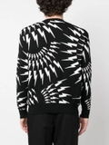 Neil Barrett Thunderbolt-print cotton sweatshirt