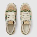 WOMEN'S SCREENER LEATHER SNEAKER - GREEN