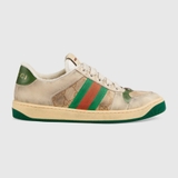 WOMEN'S SCREENER LEATHER SNEAKER - GREEN
