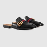 Gucci Leather Slipper Double Women Slipper