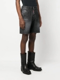 Dsquared2 distressed denim shorts