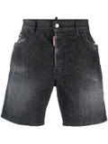 Dsquared2 distressed denim shorts