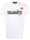 Dsquared2 logo-print short-sleeve T-shirt - White