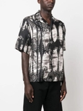AMIRI graphic-print silk shirt