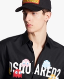 Dsquared2 logo-print long-sleeve cotton shirt