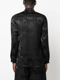 Alexander McQueen Graffiti logo-jacquard shirt