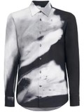 Alexander McQueen Solarised Flower long-sleeve shirt