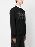 Neil Barrett stitching-detail long-sleeve sweatshirt