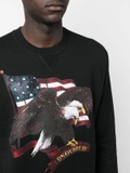 Dsquared2 graphic-print cotton sweatshirt