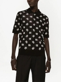 Dolce & Gabbana intarsia-knit polo shirt