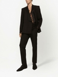 Dolce & Gabbana satin-trim tailored trousers