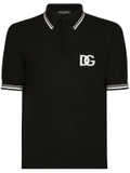 Dolce & Gabbana logo stripe-trim polo shirt