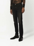 Dolce & Gabbana logo plaque low-rise skinny jeans