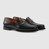 Gucci Loafer With Interlocking G Black