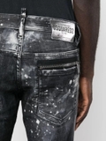 Dsquared2 bleach-effect skinny jeans