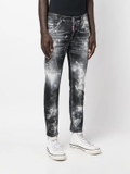 Dsquared2 bleach-effect skinny jeans