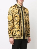 Versace baroque-print silk shirt