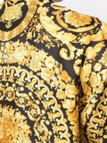 Versace baroque-print silk shirt