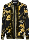 Versace Jeans Couture baroque-pattern long-sleeve shirt