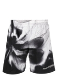 Alexander McQueen Dragonfly-print swim shorts