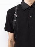 Alexander McQueen buckle-detail polo shirt