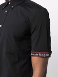Alexander McQueen logo-trimmed shirt