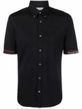 Alexander McQueen logo-trimmed shirt