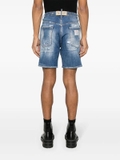 Dsquared2 distressed denim shorts