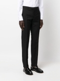 Gucci logo-patch tailored trousers