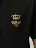 Dolce & Gabbana embroidered piqué polo shirt