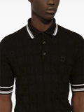 Dolce & Gabbana logo-embroidered polo shirt